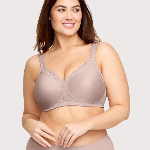 Glamorise MagicLift Seamless Support T-Shirt Bra Sz 44DD - Picture 1 of 7